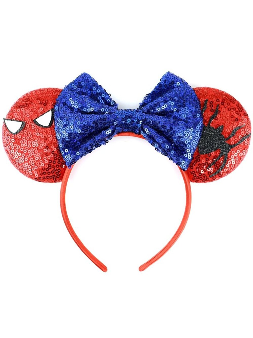 Women's Spider-eye Polyester Sequin Bow Mickey Mouse Headband Hair Accessory
